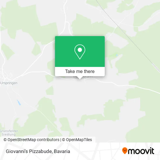 Карта Giovanni's Pizzabude