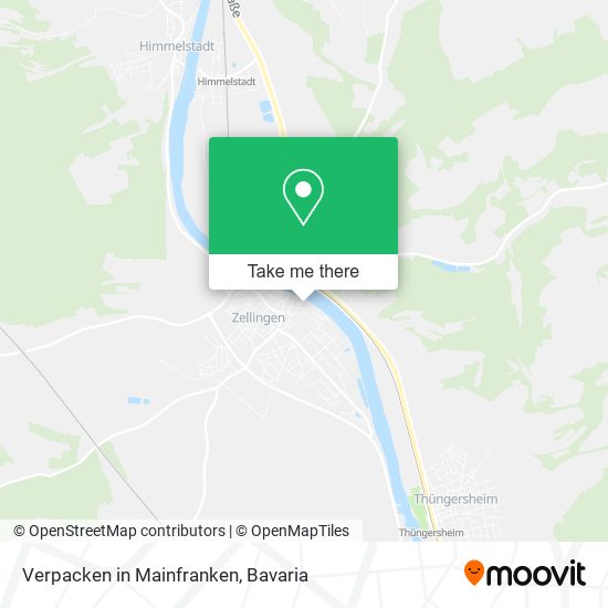 Verpacken in Mainfranken map