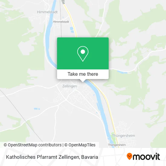 Карта Katholisches Pfarramt Zellingen