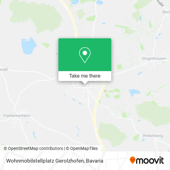Карта Wohnmobilstellplatz Gerolzhofen