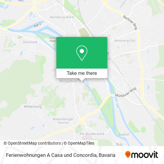 Ferienwohnungen A Casa und Concordia map