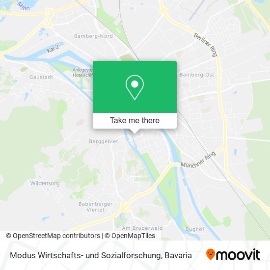 Modus Wirtschafts- und Sozialforschung map