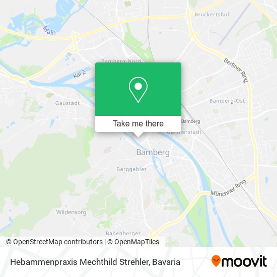 Hebammenpraxis Mechthild Strehler map