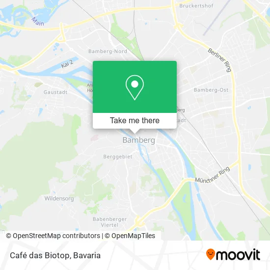 Карта Café das Biotop