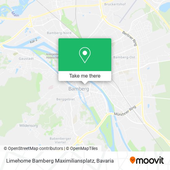 Limehome Bamberg Maximiliansplatz map