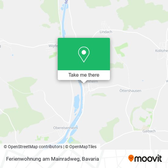 Ferienwohnung am Mainradweg map