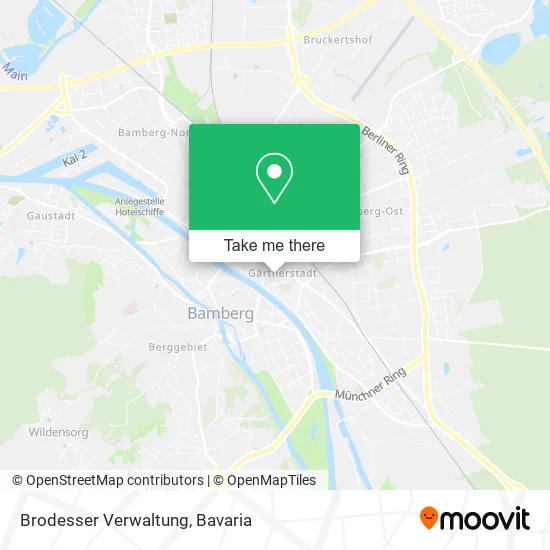 Карта Brodesser Verwaltung