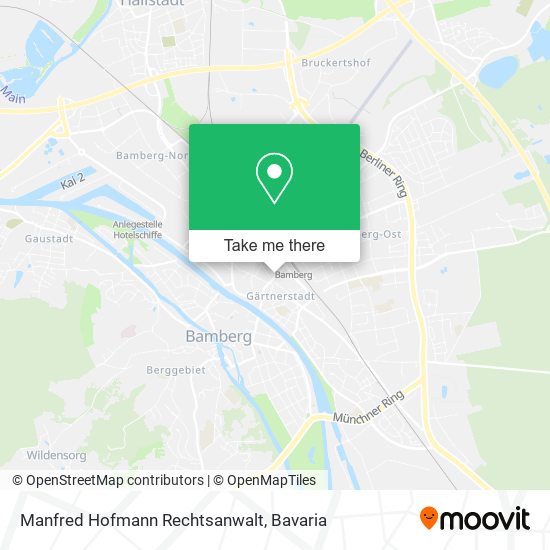 Manfred Hofmann Rechtsanwalt map