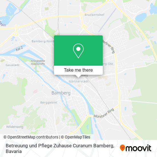 Betreuung und Pflege Zuhause Curanum Bamberg map