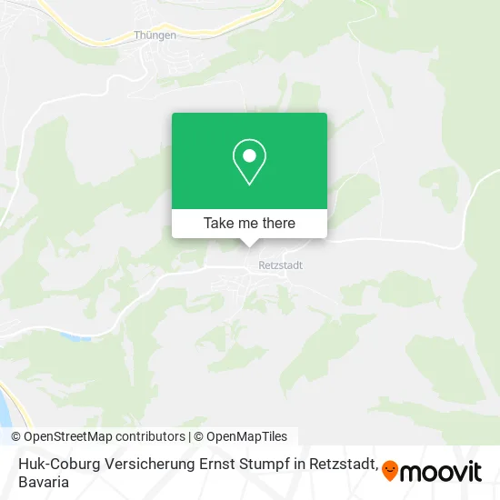Карта Huk-Coburg Versicherung Ernst Stumpf in Retzstadt