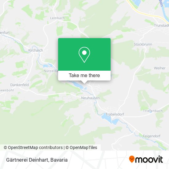 Gärtnerei Deinhart map