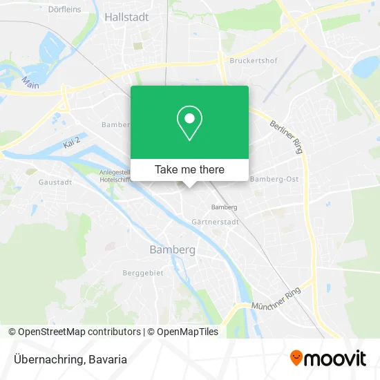 Карта Übernachring