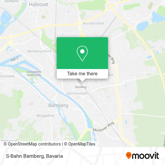 S-Bahn Bamberg map