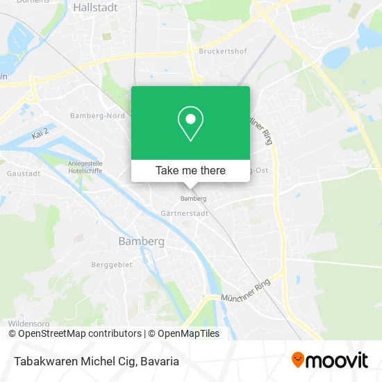 Карта Tabakwaren Michel Cig