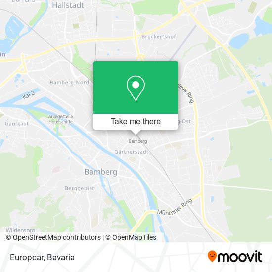 Europcar map