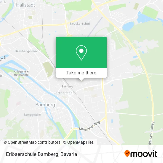 Карта Erlöserschule Bamberg