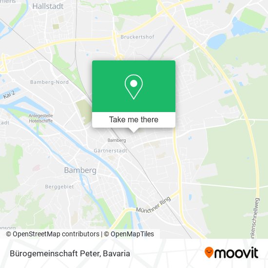 Bürogemeinschaft Peter map