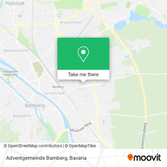 Карта Adventgemeinde Bamberg