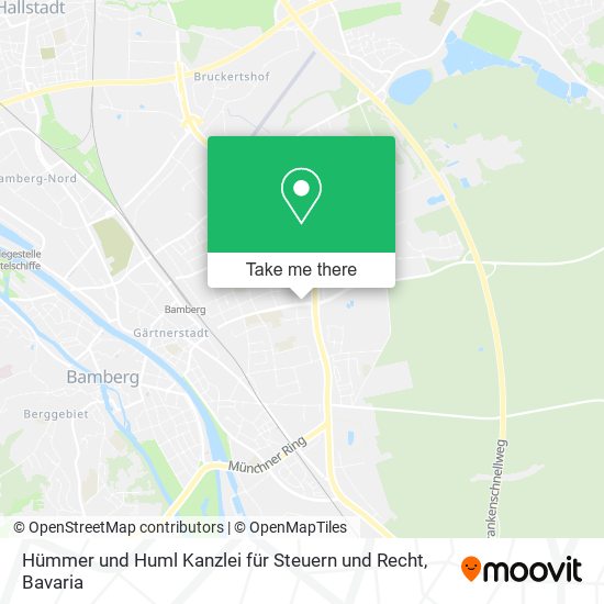 Hümmer und Huml Kanzlei für Steuern und Recht map