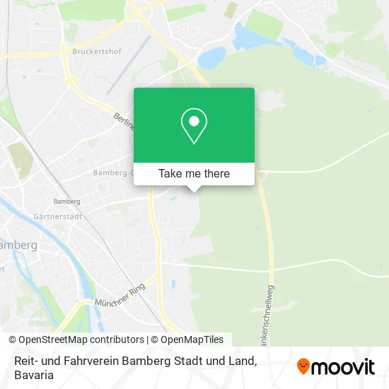 Карта Reit- und Fahrverein Bamberg Stadt und Land