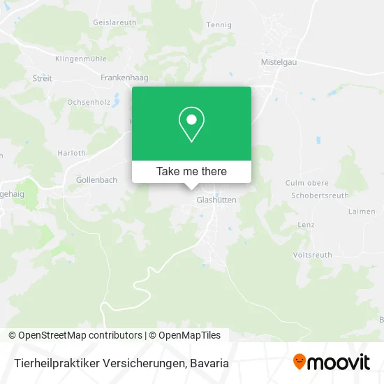 Карта Tierheilpraktiker Versicherungen