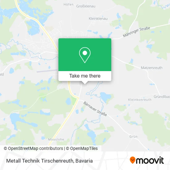 Карта Metall Technik Tirschenreuth
