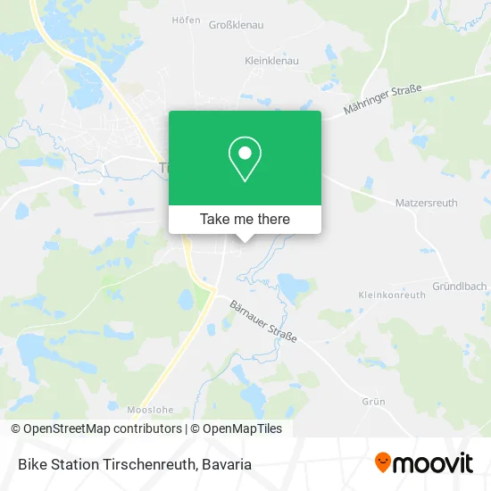 Карта Bike Station Tirschenreuth