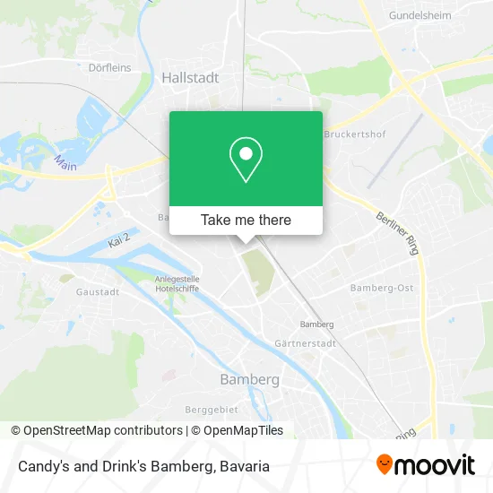 Candy's and Drink's Bamberg map