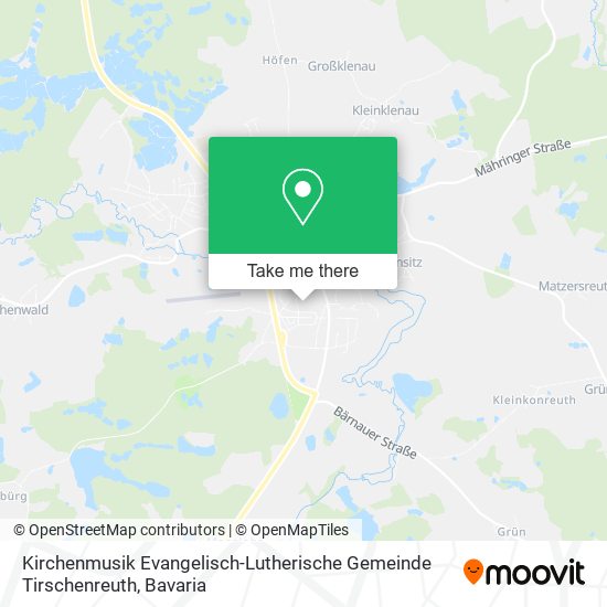 Kirchenmusik Evangelisch-Lutherische Gemeinde Tirschenreuth map
