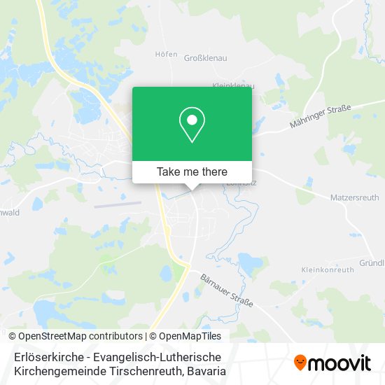 Erlöserkirche - Evangelisch-Lutherische Kirchengemeinde Tirschenreuth map