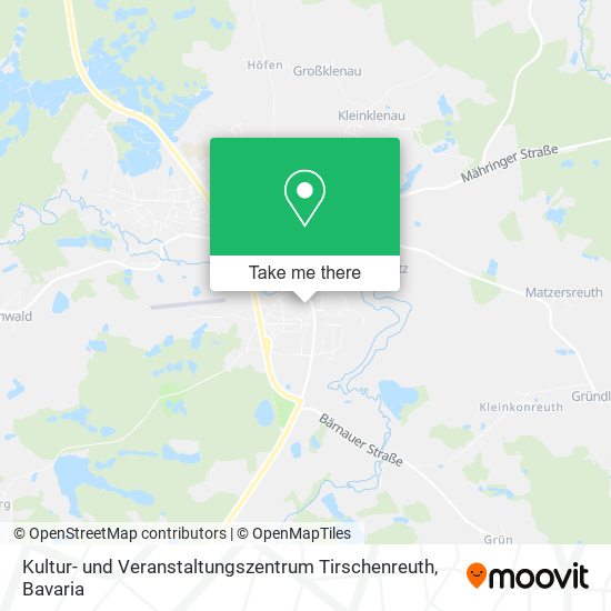 Kultur- und Veranstaltungszentrum Tirschenreuth map