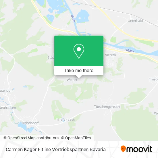 Carmen Kager Fitline Vertriebspartner map