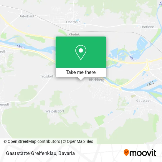 Карта Gaststätte Greifenklau