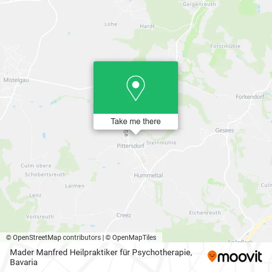 Карта Mader Manfred Heilpraktiker für Psychotherapie