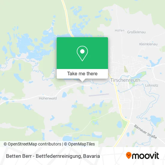 Карта Betten Berr - Bettfedernreinigung