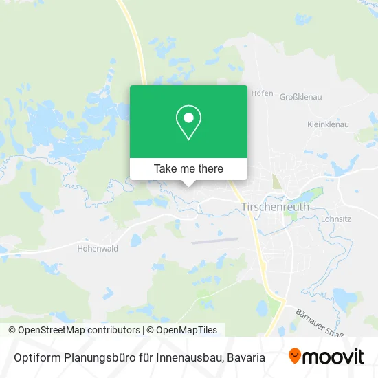 Карта Optiform Planungsbüro für Innenausbau