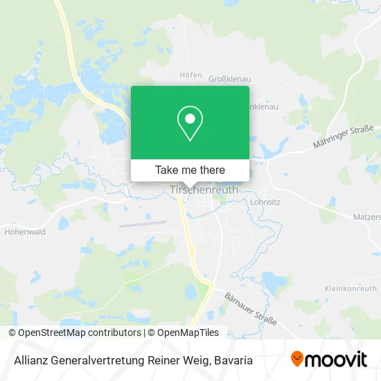 Карта Allianz Generalvertretung Reiner Weig