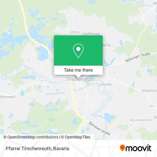 Карта Pfarrei Tirschenreuth