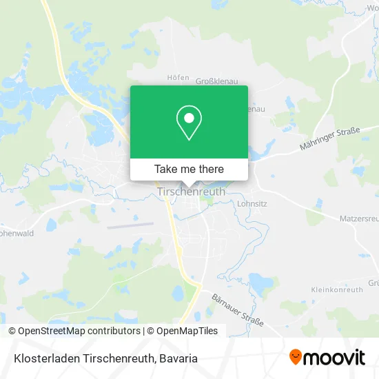 Карта Klosterladen Tirschenreuth