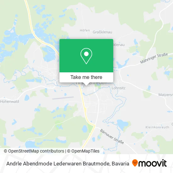 Карта Andrle Abendmode Lederwaren Brautmode