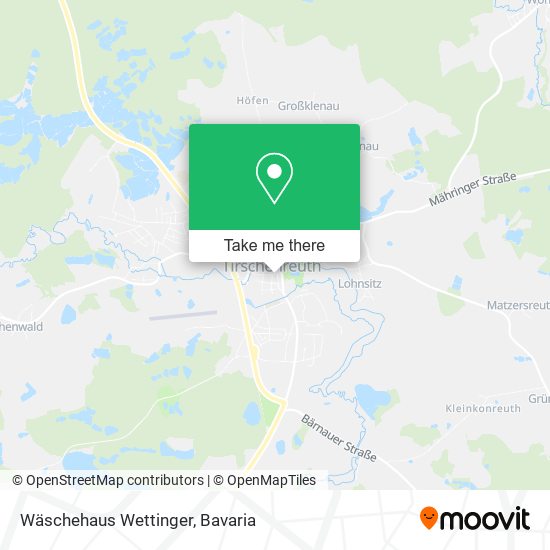 Wäschehaus Wettinger map
