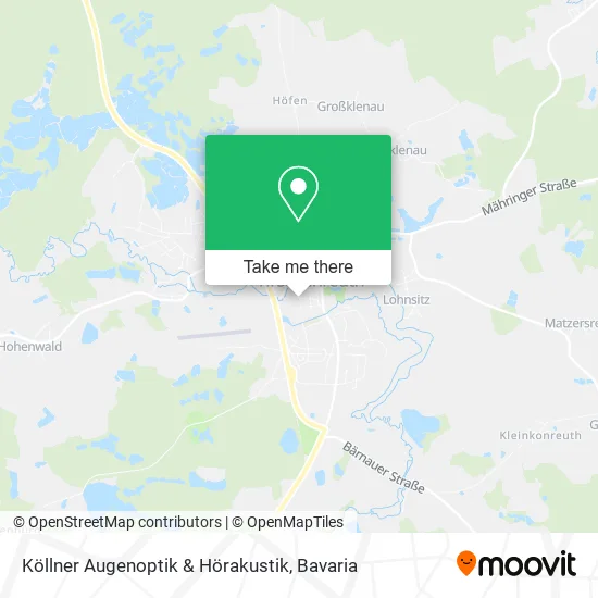 Карта Köllner Augenoptik & Hörakustik