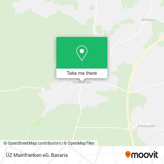 Карта ÜZ Mainfranken eG