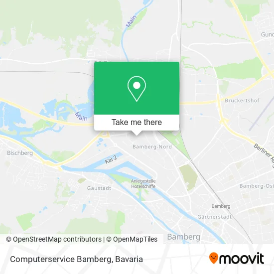 Карта Computerservice Bamberg