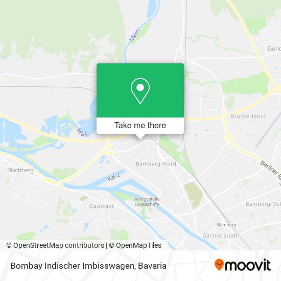 Bombay Indischer Imbisswagen map