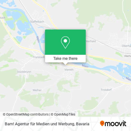 Bam! Agentur für Medien und Werbung map