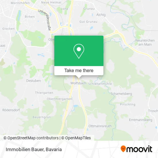 Карта Immobilien Bauer