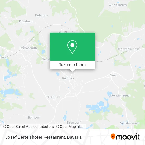 Josef Bertelshofer Restaurant map