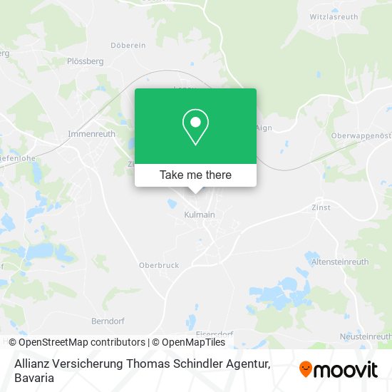 Allianz Versicherung Thomas Schindler Agentur map