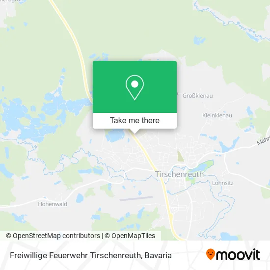 Карта Freiwillige Feuerwehr Tirschenreuth